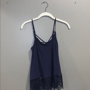 Navy Blue Express Tank
